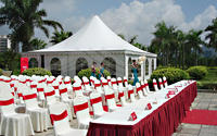 Guang Ao manufacturer high quality wedding pagoda tent 10mx10m