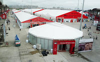 Customized Outdoor Commercial Activities Octagon Exhibition Tent