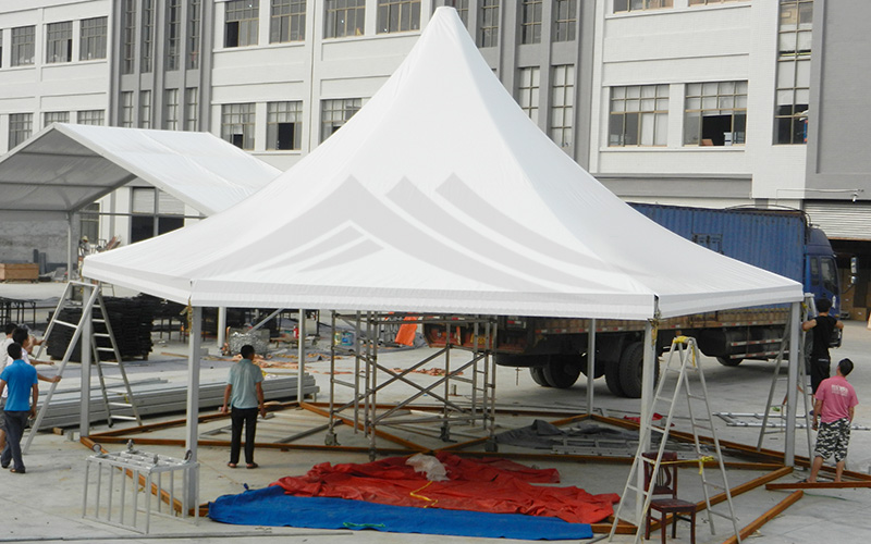 GuangAo-Best Outdoor Marquee Hexagonal Tent With Glass Wall For Exhibition-8