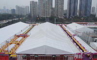 A Shape Roof Commercial Exhibition Event Tent With PVC Bay Window