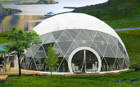 Luxury Customized Diameter Geodesic Dome Tent for Outdoor Hotel Resort Room